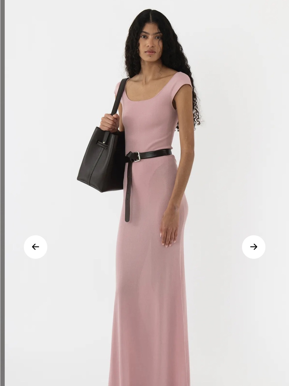 Arakii Ballet Pink Sheer Maxi Skirt